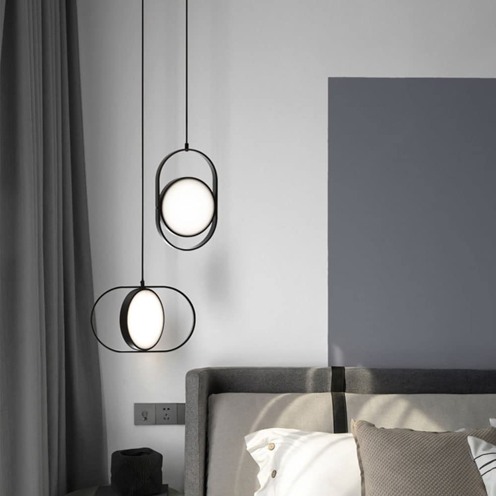 LED nórdico mini iluminación colgante sala de estar ajustable acrílico colgante lámparas de araña para restaurante cocina isla colgante luces colgantes negro Made in China