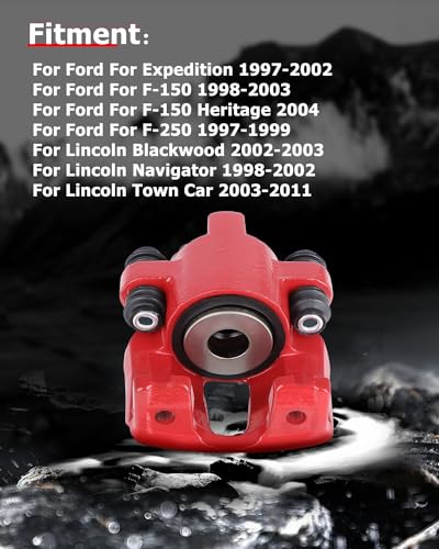 Image of cciyu Rear Left & Right Brake Calipers Assembly 18-4678 18-4679 For Ford For Expedition /For F-150 /For F-150 Heritage /For F-250,For Lincoln For Blackwood /For Navigator /For Town Car