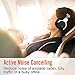 Meidong E7B Active Noise Cancelling Headphones Wireless Bluetooth Headphones with Microphone Over Ear 30H Playtime Deep Bass Hi-Fi Stereo Headset (Newer Model)