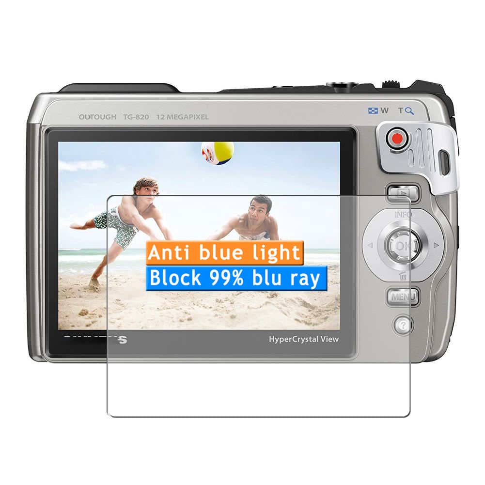 Vaxson 3-Pack Anti Blue Light Screen Protector, compatible with OLYMPUS  Digital Camera Tough TG-820 TPU Film Protectors Sticker [ Not Tempered  Glass ]