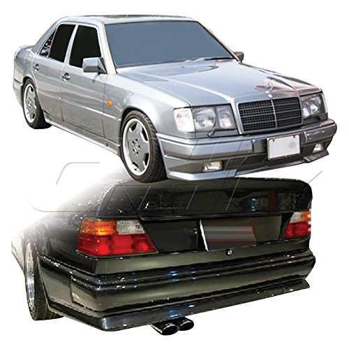 1986-1995 Mercedes E Class W124 Duraflex AMG Style Body Kit - 4 Piece - Includes AMG Style Front Bumper Cover (105060) AMG Style Rear Bumper Cover (105063) AMG Style Side Skirts Rocker Panels (105061)