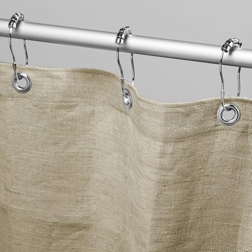 Bean Products Hemp Shower Curtain Size: 70
