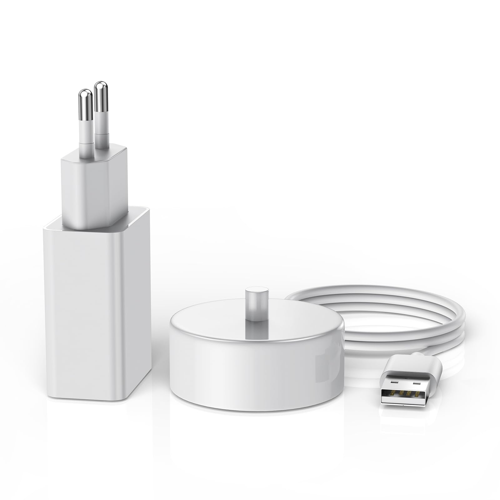 Caricatore USB compatibile con Philips Sonicare 4100 spazzolino elettrico 5500 5300 4100 3100 2100 1100 ricarica con adattatore di rete