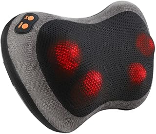 RCQD Back Massager, Shiatsu Neck Massager for Relax Muscles, Electric Shoulder Back Massage Pillow with Heat, As a Gifts for Parents, Lovers, Colleague, Father's Day Gifts