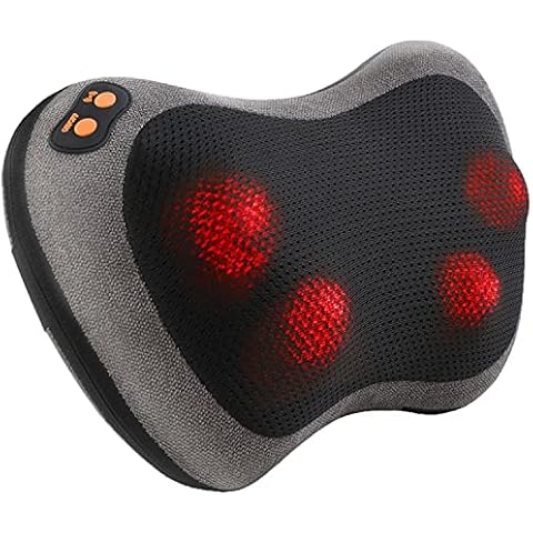 RCQD Back Massager, Shiatsu Neck Massager for Relax Muscles, Electric Shoulder Back Massage Pillow with Heat, As a Gifts for Parents, Lovers, Colleague, Father's Day Gifts Cover