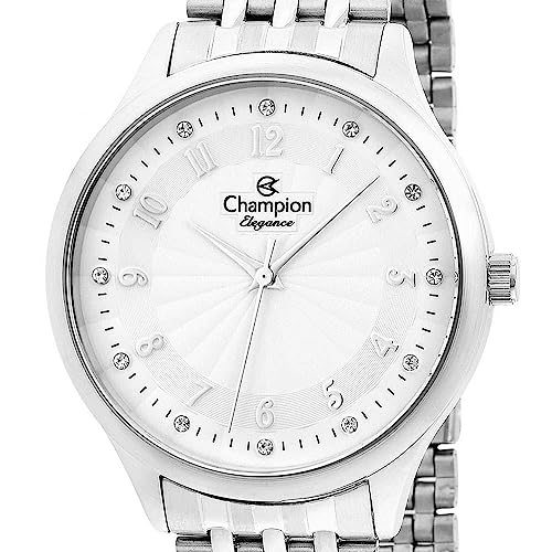 Relógio CHAMPION feminino prata analógico CN24100Q