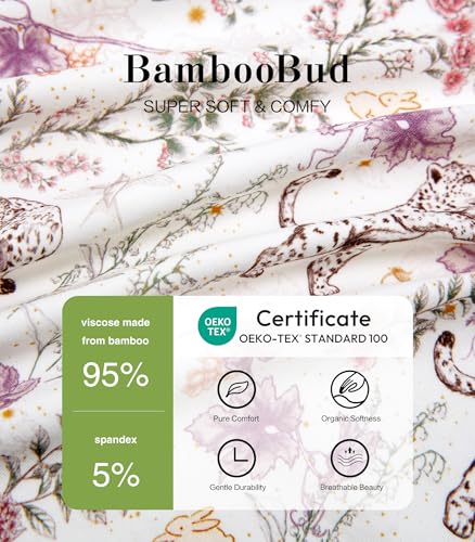 Baby Stretchy Headbands 3Pack Viscose from Bamboo Bow Hairbands Newborn Girls Elastic Bands Hair Accessoriess, Leopard/Rabbit/Star3