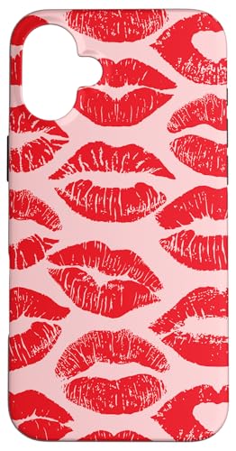 Red Lips Kiss bvXeBbN LX X}zP[X iPhone 16 Plus p