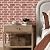 Commomy 10 Pcs Peel and Stick Brick Tile -11.8"X11.8" Small Size PVC 3D Faux Brick Wall Panels Printable Red Brick Wallpaper Backsplash Paneling for Living Room, Bedroom, RV, Kitchen, Fireplace