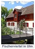  Fischerviertel in Ulm (Wandkalender 2024 DIN A4 hoch), CALVENDO Monatskalender: \