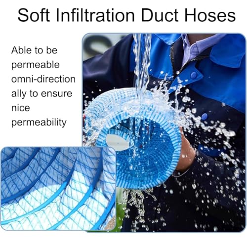 Tuyau de drainage ondulé perforé pour extérieur de 20cm x 30m de long - 8