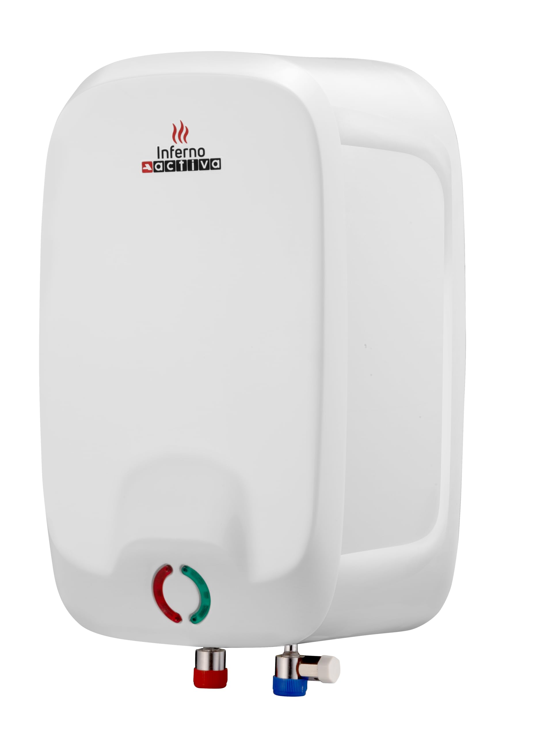 ACTIVA Inferno 6 Litre Instant Water Geyser | Powerful Copper Heating Element | ISI Marked | Energy Efficient | 5 Safety Protections | Compact Wall-Mounted Design for Home with 5 Years Warranty