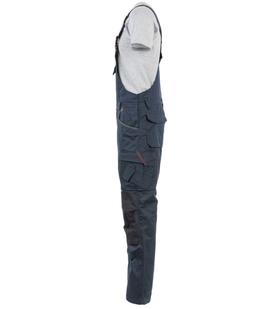WÜRTH MODYF Arbeitslatzhose Stretch X - professionelle Arbeitshose für Herren - Latzhose mit Reißverschluss - in den Größen 24-110 in Weiß und weiteren Farben