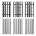 BBQ-PLUS Porcelain-Enamel Cooking Grid Grate and Emitter Plates Replacement Parts for Charbroil Commercial TRU-Infrared Grills 463242715 463242716 463276016 466242715 466242815, Lowes 606682 639322