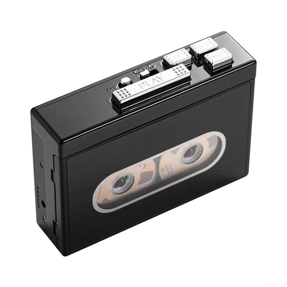Reproductor de Casete para retro Metal USB Grabación MP3 Reproductor