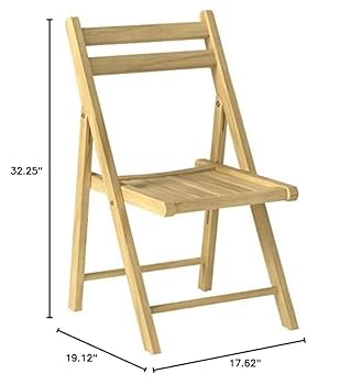 Amazon.com: Winsome Robin Folding Chair, 17.64W x 19.8D x