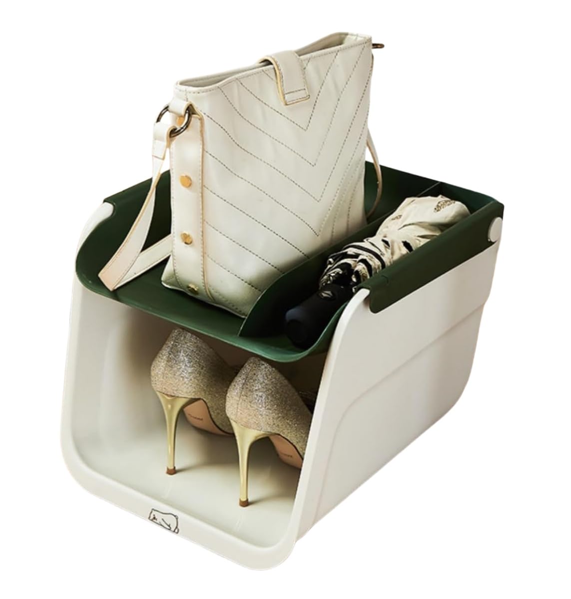 Amazon｜Unlnsiy デスク下 収納 キャスター付き 靴 バッグをまとめて