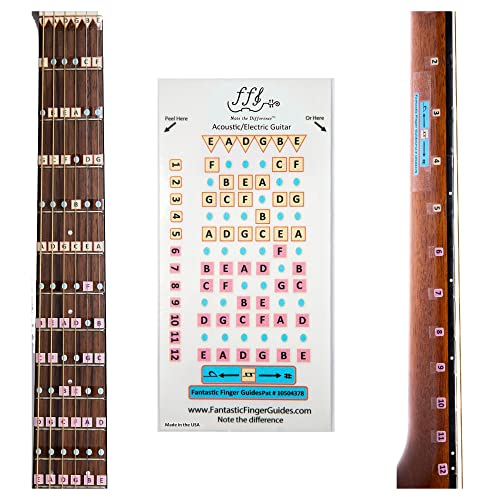 Fantastic Finger Guide for Acoustic and Electric Guitars | Guitar Accessories | Fretboard and...