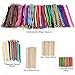 N&T NIETING 1500Pcs Arts and Crafts Supplies for Kids, DIY Kids Arts Crafts Supplies Kit for Toddlers with Pipe Cleaners, Pom Poms, Wiggle Googly Eyes, Folding Storage Box