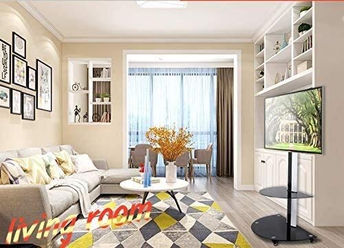 Soporte móvil universal para TV con ruedas para pantallas de 32" a 55" miniatura 3