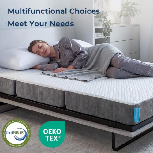 Image of Odorless Foldable Mattress Medium Full Size 75 inch x 54 inch x 8 inch
