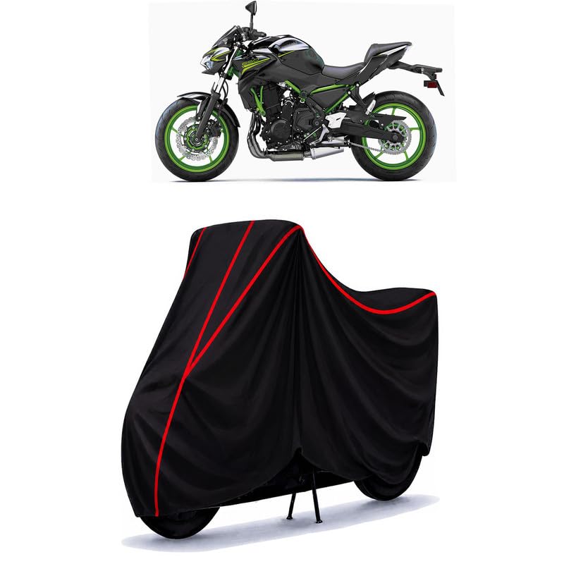 Image of Z 650 Water Resistant Bike Cover for All Motorcycles & Rain | Heavy Duty Taffeta Fabric | UV Protection, Dustproof, Scratchproof | All Weather Two Wheeler Body Cover with Elastic Bottom