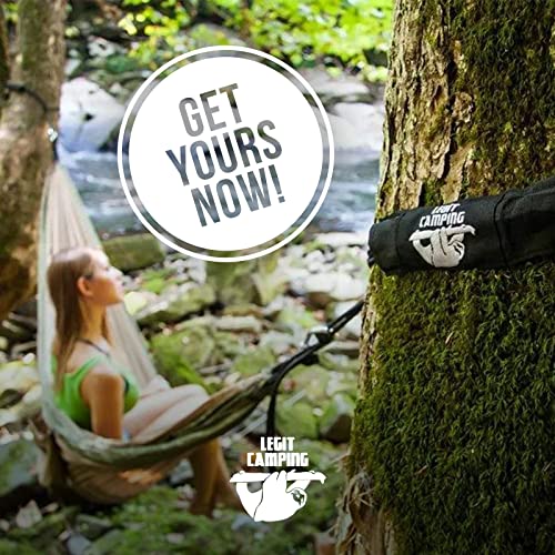 Legit Camping Hammock - Hammocks - 2 Person Hammock - Tree Hammock - Double Hammock - Portable Hammock - Outdoor Hammock - Hammock - Travel Hammock - Hammocks For Outside - Heavy Duty Hammock #TOP4