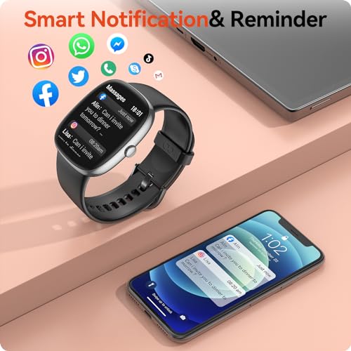 Vpstay ALW1 Fitness Tracker Watch With 24/7 Heart Rate Blood Oxygen Sleep Monitor, 1.69 Inch Hd 10 Day Battery Life Smart Watch, Step Calorie Counter Pedometer Activity Trackers Smartwatches thumb #4