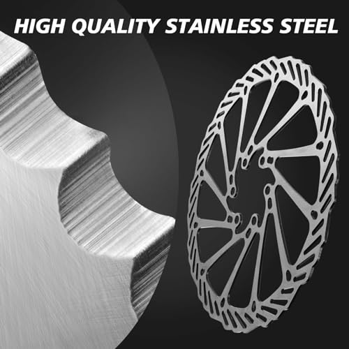 image for BUCKLOS 140mm 160mm 180mm 203mm MTB Disc Brake Rotor with 6 Bolts, Bic