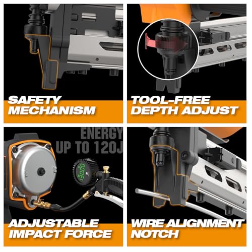 Freeman 20V 9-Gauge Cordless Fencing Stapler