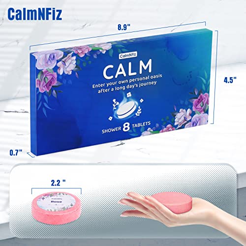 CalmNFiz Shower Steamers Aromatherapy,Spa Kit, Gifts for Mom,Shower Bombs with Essential Oils,Valentine Gifts for Women,Self Care&Relaxation Birthday Gifts for Women and Men,Blue Set,8 Packs CalmNFiz Shower Steamers Aromatherapy,Spa Kit, Gifts for Mom,Shower Bombs with Essential Oils,Valentine Gifts for Women,Self Care&Relaxation Birthday Gifts for Women and Men,Blue Set,8 Packs