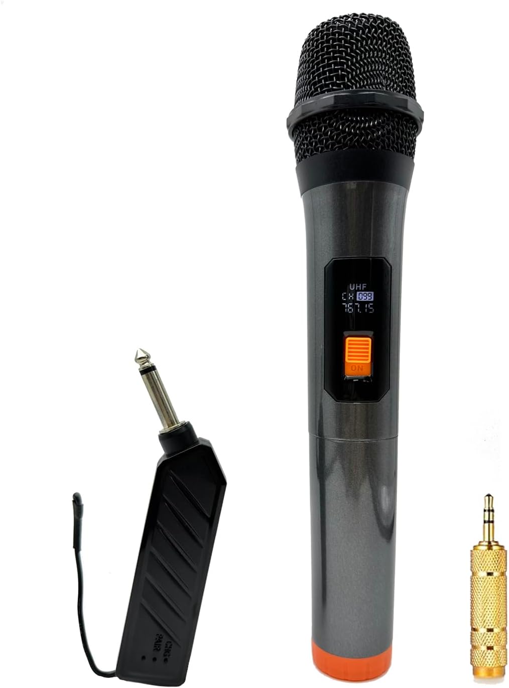 CXVX Wireless Microphone,UHF Handheld Cordless Dynamic Mic