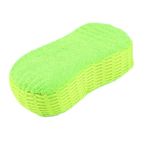 Ruilogod Car Vehicles Washing Drying Microfiber Sponge Pad Green 21.5 x 11.5cm (id: 949 433 76b 7dc 3eb