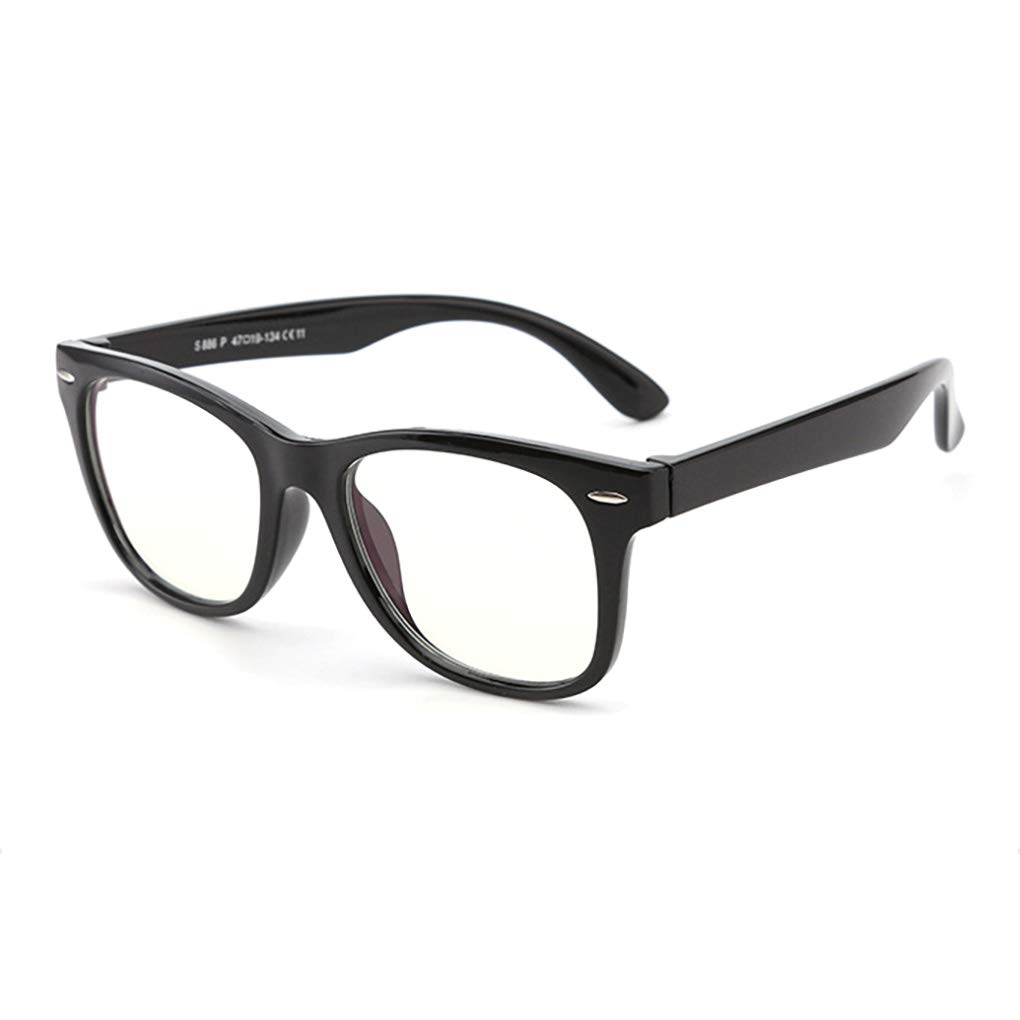 Blue Light Glasses for Kids, Flexible Computer Blue Light Blocking Glasses for Boys and Girls Age 3-9