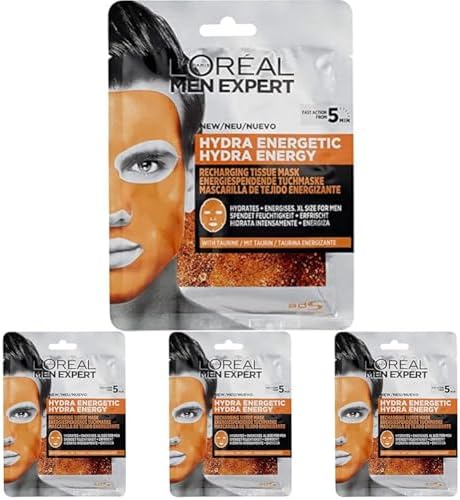 Men Expert Hydra Energetic Tissue Masque facial pour ho...