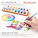 Shuttle Art 60 Pack Watercolor Paint Set, 8 Colors with Paint Brushes & Color Wheels, Washable for Kids & Adults, Suitable for Classroom, Parties, Kindergarten & Art
