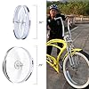 Tracer Beach Cruiser Mirror Electroplating Fat Tire Bike Rims 26''/29'' Lightweight Aluminum Alloy Rims, Stretched Chopper Bikes Rim Sets Chrome (7 Speed, 75mm 29'') #5