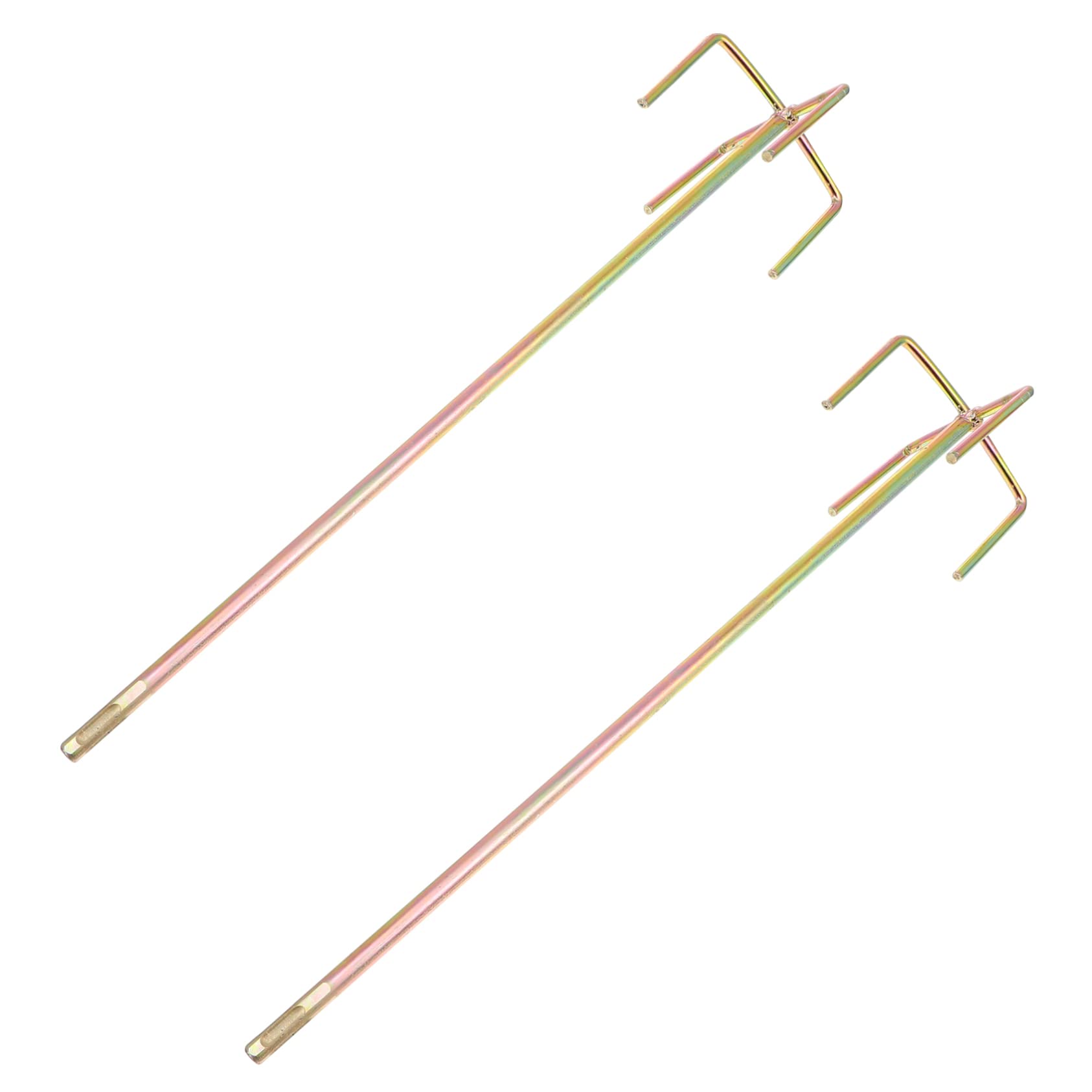 Mikikit 2pcs Paint Stirring Rods Electric Drill Accessories for Cement Concrete Mixing