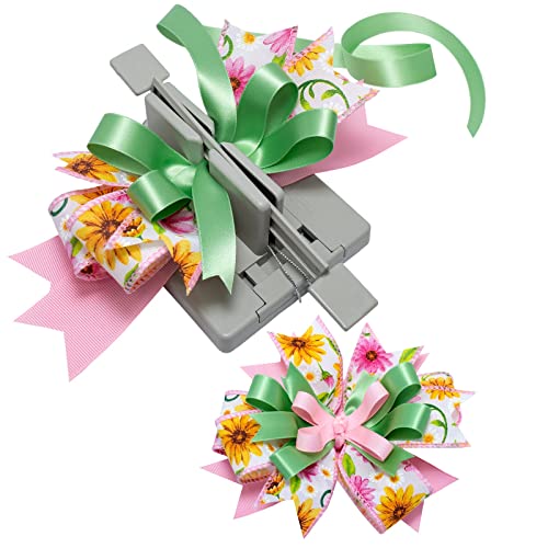 Morex Ribbon Mini Bowdabra Bow and Favor Maker, Grey by Morex Ribbon - Image 3