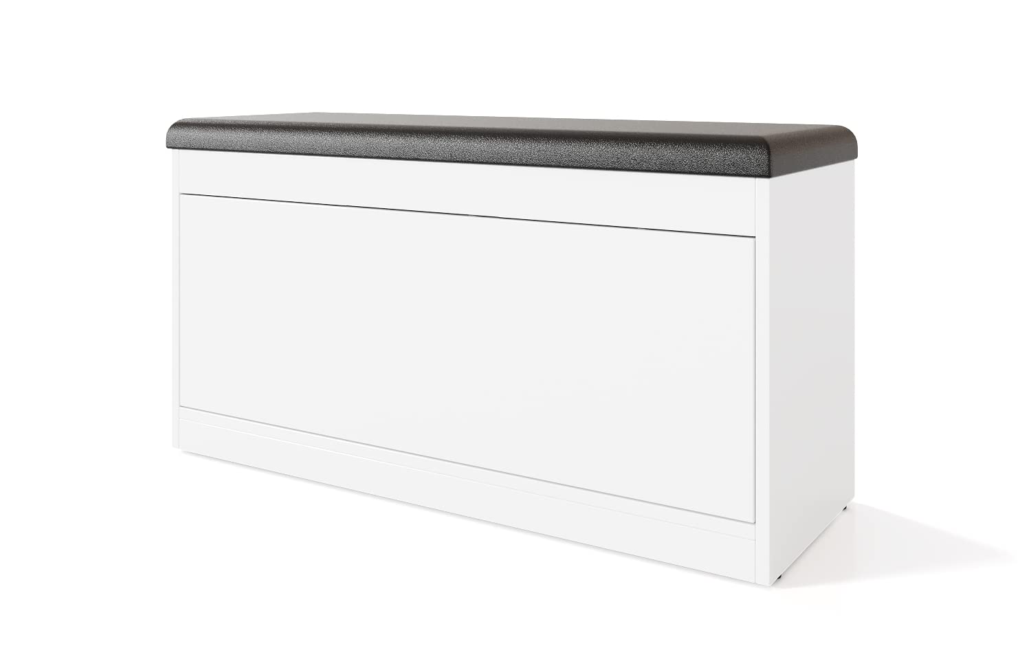 PLATAN ROOM Set di appendiabiti da parete con pannello appendiabiti, scarpiera e armadio pensile, 100 cm, per corridoio, corridoio, rovere e legno bianco (3 pezzi, con 8 pannelli, rovere dorato