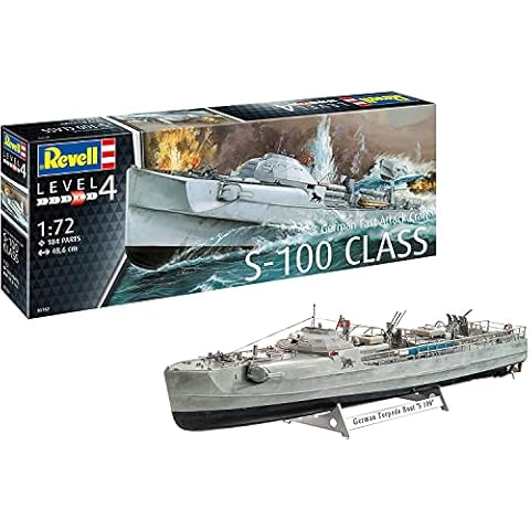 Kit de Modelos de plástico Revell-German Fast Attack Craft S-100 Escala 1:72 Cover