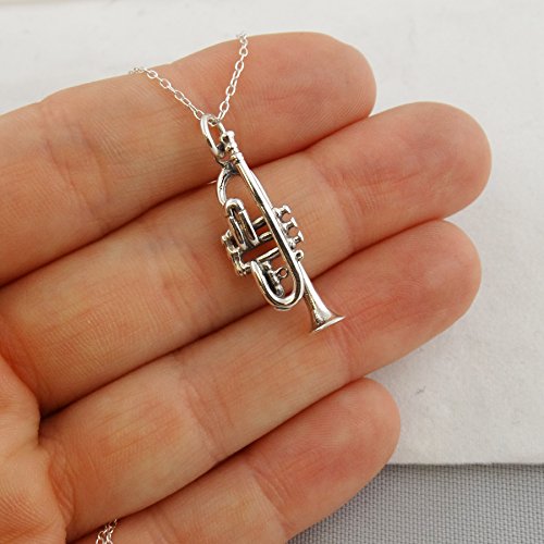 FashionJunkie4Life Sterling Silver Musical Instrument Charm Pendant Necklaces for Women3