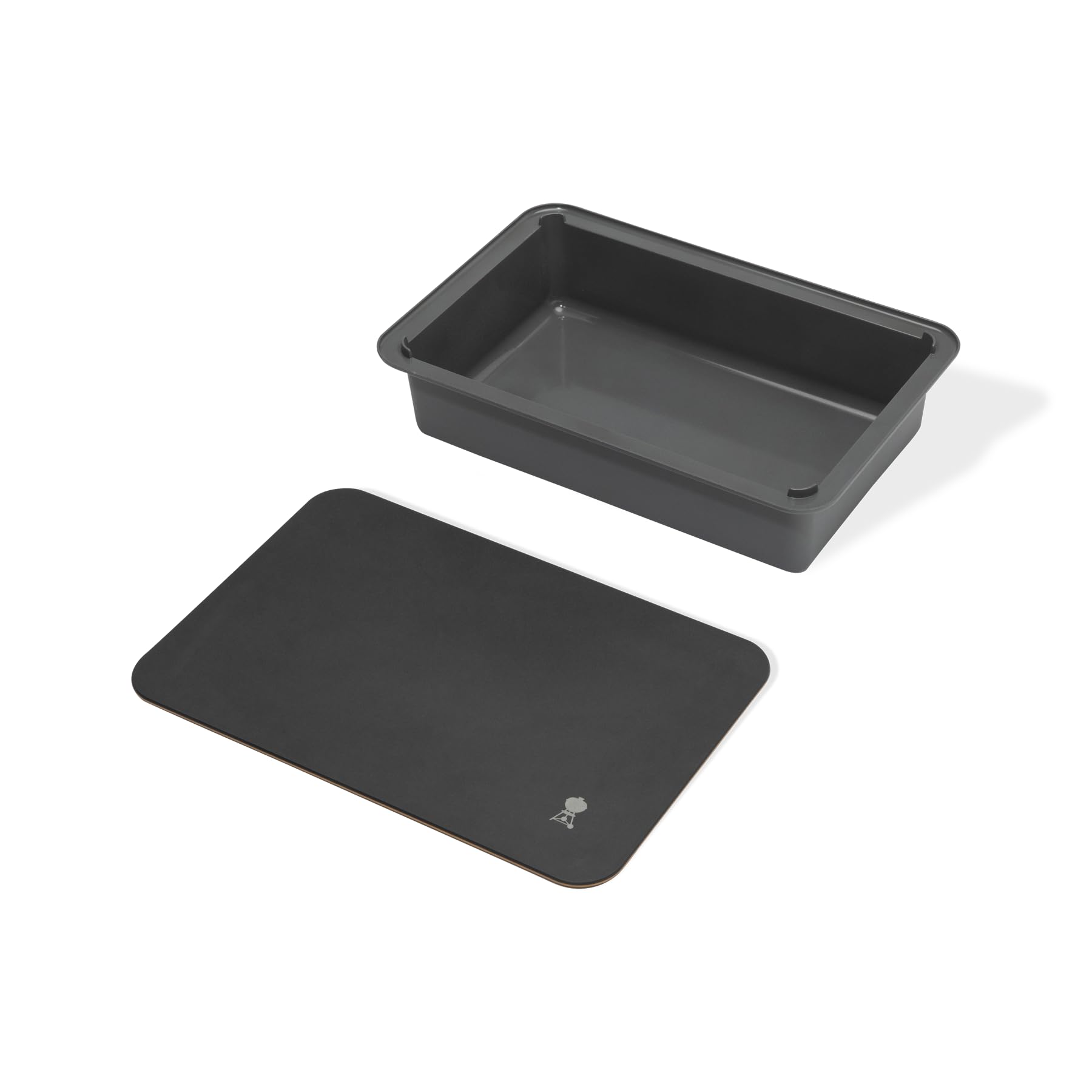 Boîte avec couvercle/ planche de découpe Weber Works / Accessoires pour tablettes Weber Works sur barbecues compatibles, récipient alimentaire, compatible lave-vaisselle, 11,5 x 36,5 x 24 cm