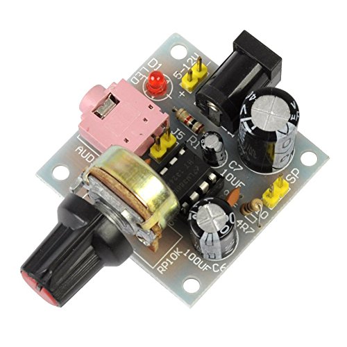 Icstation LM386 Mini Mono Audio Amplifier Power Amp Module 5V-12V