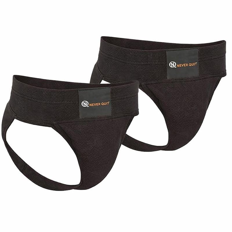 Image of NEVER QUIT Gym Supporter for Men | Ideal for Workout and Running, Cricket, Tennis, Sports| Compression Brief Abdomen Support for Boys