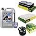 Produktbild Filter Set Inspektionspaket 5 Liter Liqui Moly Motoröl Top Tec 4600 5W-30 MANN-FILTER Innenraumfilter Luftfilter Ölfilter