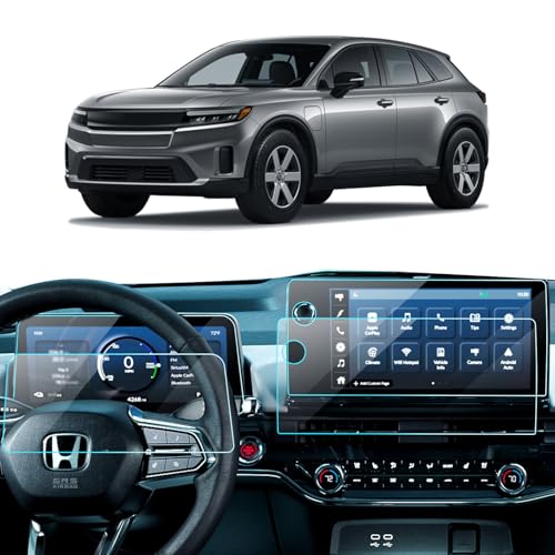 LANTU Prologue Screen Protector for 2024 2025 2026 Honda Prologue (EX/Touring/Elite) & Acura ZDX (A-Spec RWD/A-Spec AWD/Type S) Accessories Navigation& Dashboard Nano Screen Protector Film-4PCS