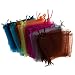 48 Organza Drawstring Pouches Gift Bags Assorted Colors 4x5"
