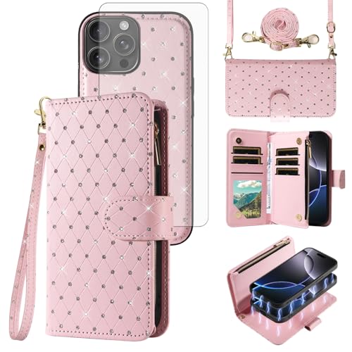 Coque iPhone 16 Pro Max Asuwish rose housse protection antichoc ZSZXCX US