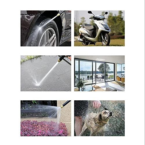 Image of Car Washer High Pressure Gun Water Spray Trigger Nozzle Water Spray Gun for Car, Adjustable Spray, Connects to Hose Pipe, for Garden-Pets-Window-Washing, Jet Spray